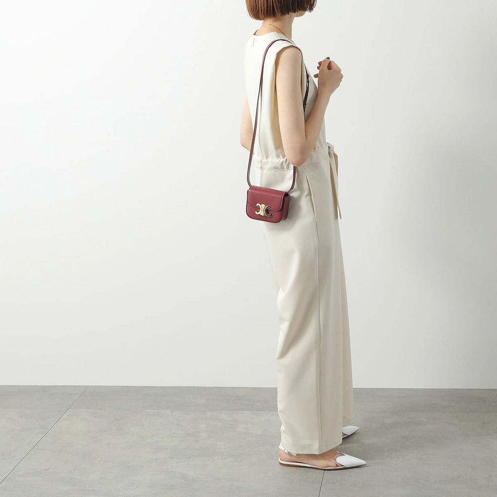 Celine Triomphe Shoulder Bag Claude Chain Cloud Camin